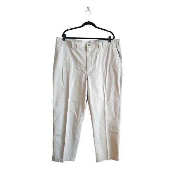 Lee Performance Khakis Mens Straight Leg High Rise Light Wash Tan Pants Size 4 - Picture 1 of 10
